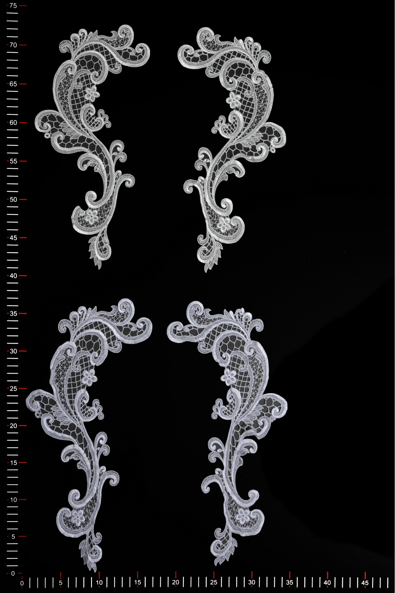 GUIPURE MOTIF GUIPURE 4487 PAIR