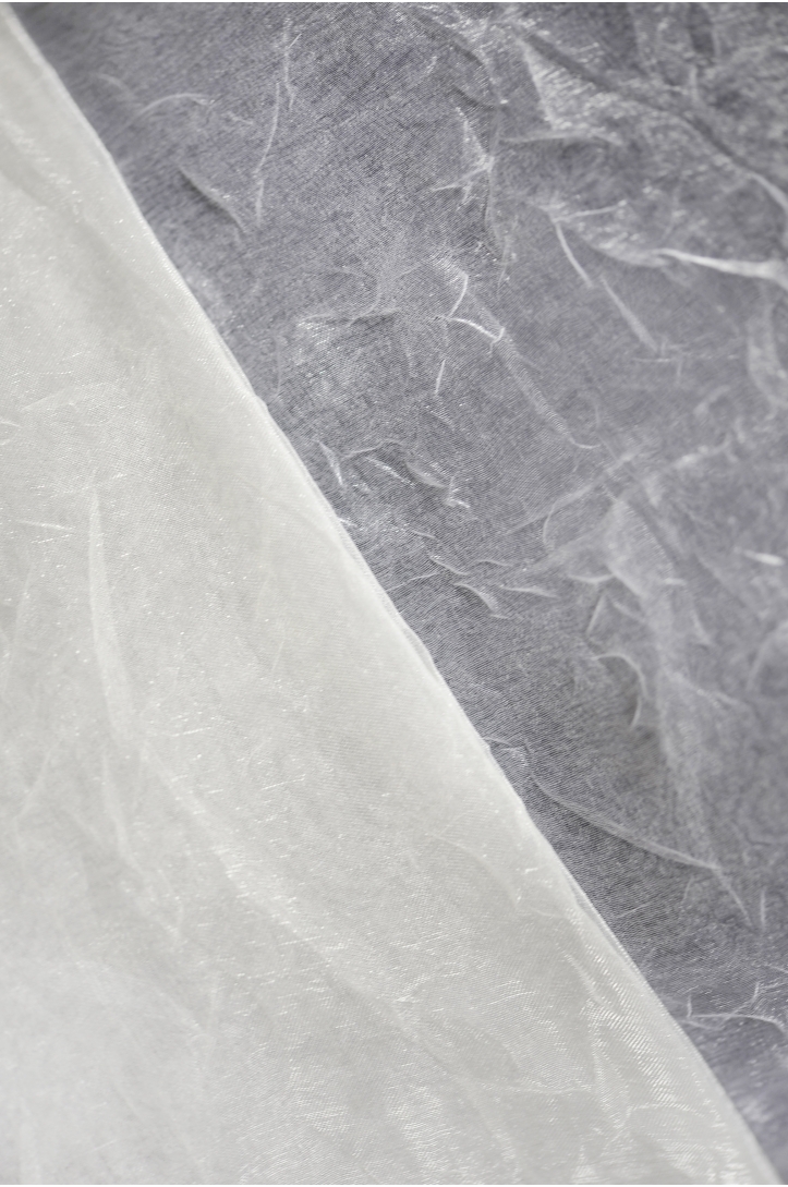 ORGANZA KNITTEREFFEKT GLÄNZEND