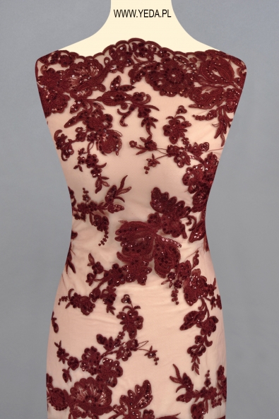 EVENING LACE 10665 WINE