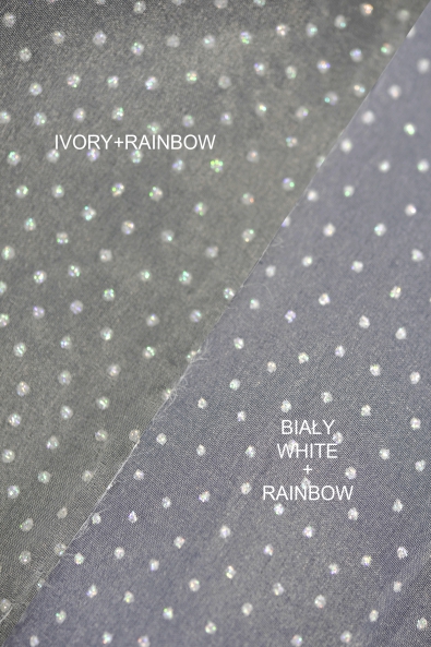 RAINBOW DOTS ORGANZA