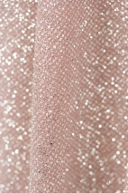STRETCH TÜLL PLATIN GLITZER