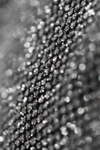 STRETCH TULLE PLATIN GLITTER