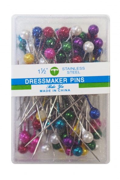 Pins 1 1/2 inches colorful