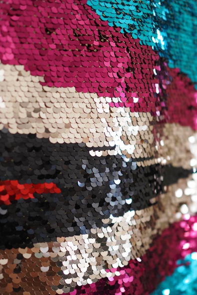 X891 PICCOLOR SEQUINS MESH FABRIC