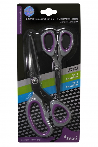  TITANIUM COATED DRESSMAKER SCISSORS SET TIDUO850