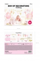 DEKORATIVES- SET "1ST BIRTHDAY" GOLD