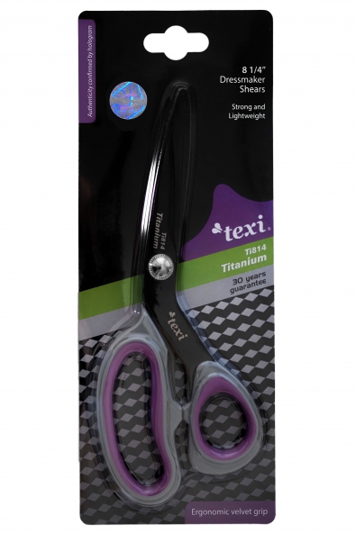  TITANIUM COATED, PROFFESIONAL DRESSMAKER SCISSORS8 1/4" (21 cm) TI814