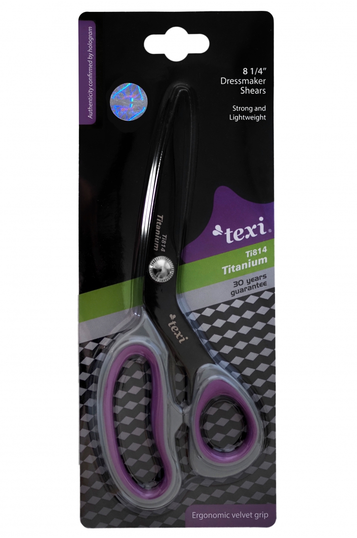 TITANIUM COATED, PROFFESIONAL DRESSMAKER SCISSORS8 1/4" (21 cm) TI814