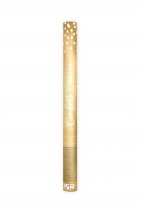 ROHR MIT GOLD HERZ 60 CM