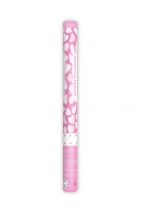 CONFETTI CANNON WITH WHITE HEARTS 60 CM