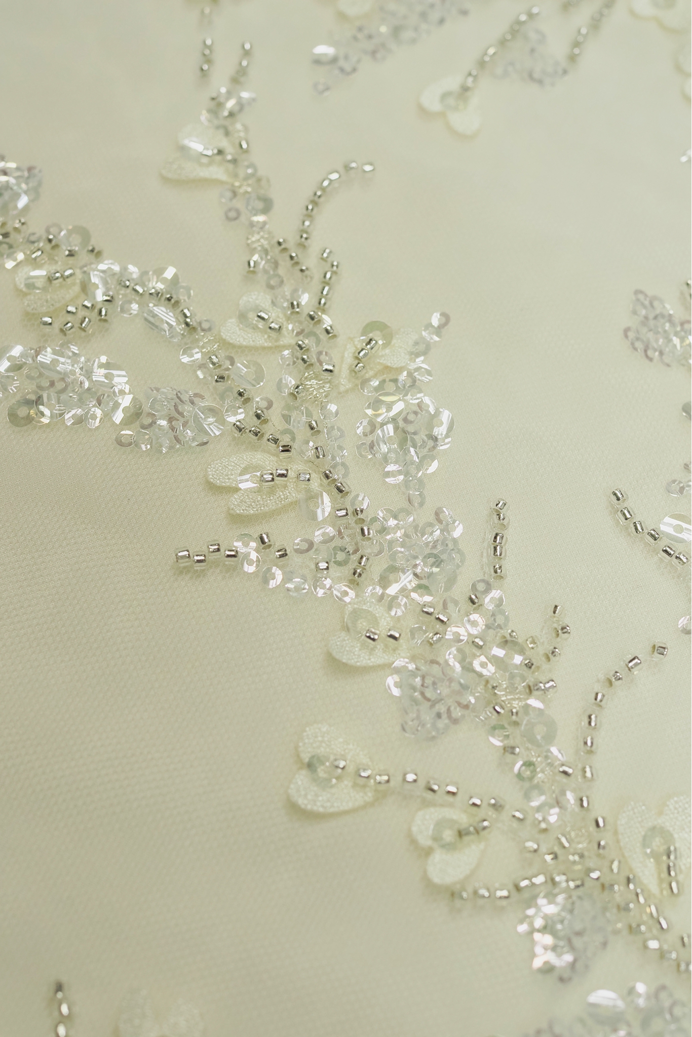 KORONKA ŚLUBNA 12375 IVORY + SREBRO