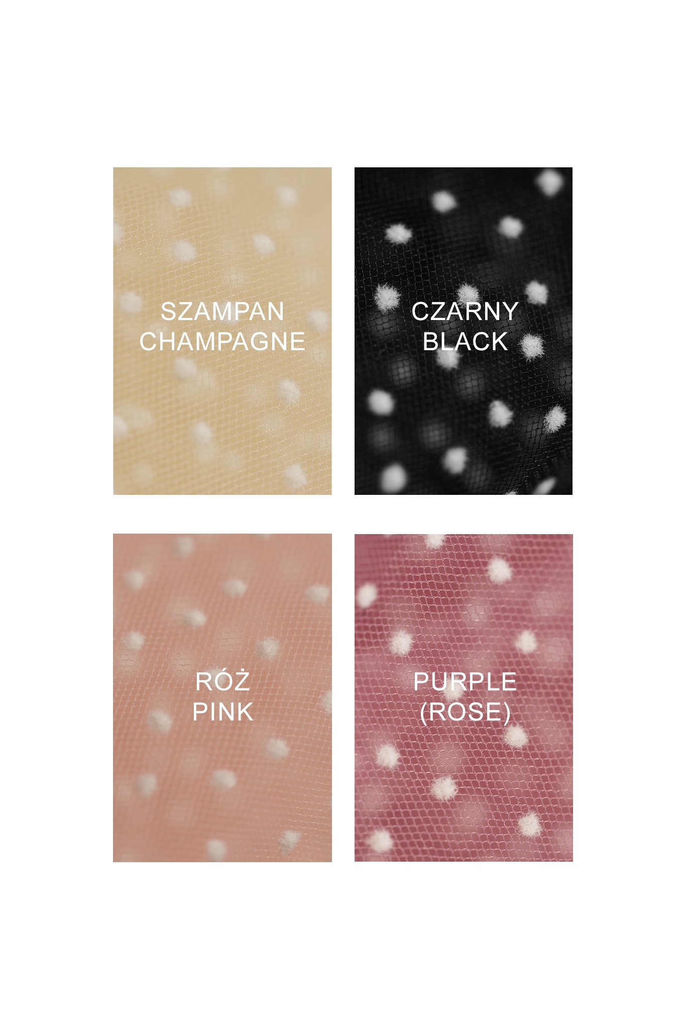 WEICHER TÜLL MIT PUNKTE 3406