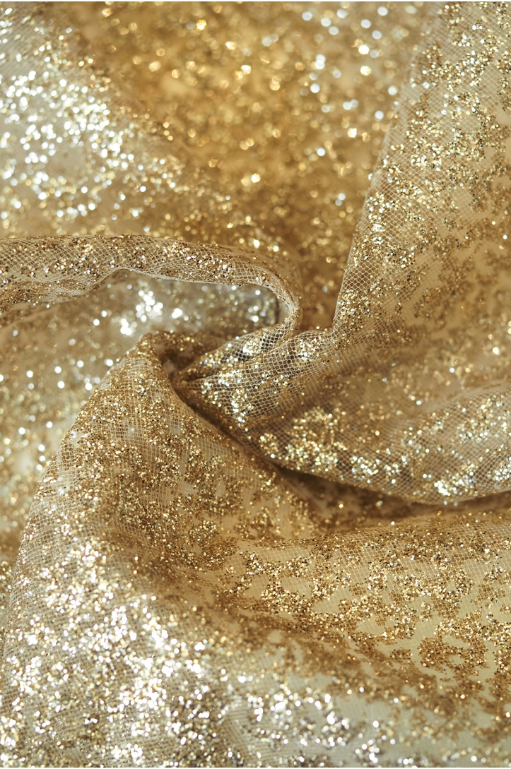 TÜLL MIT GLITZER LER1003