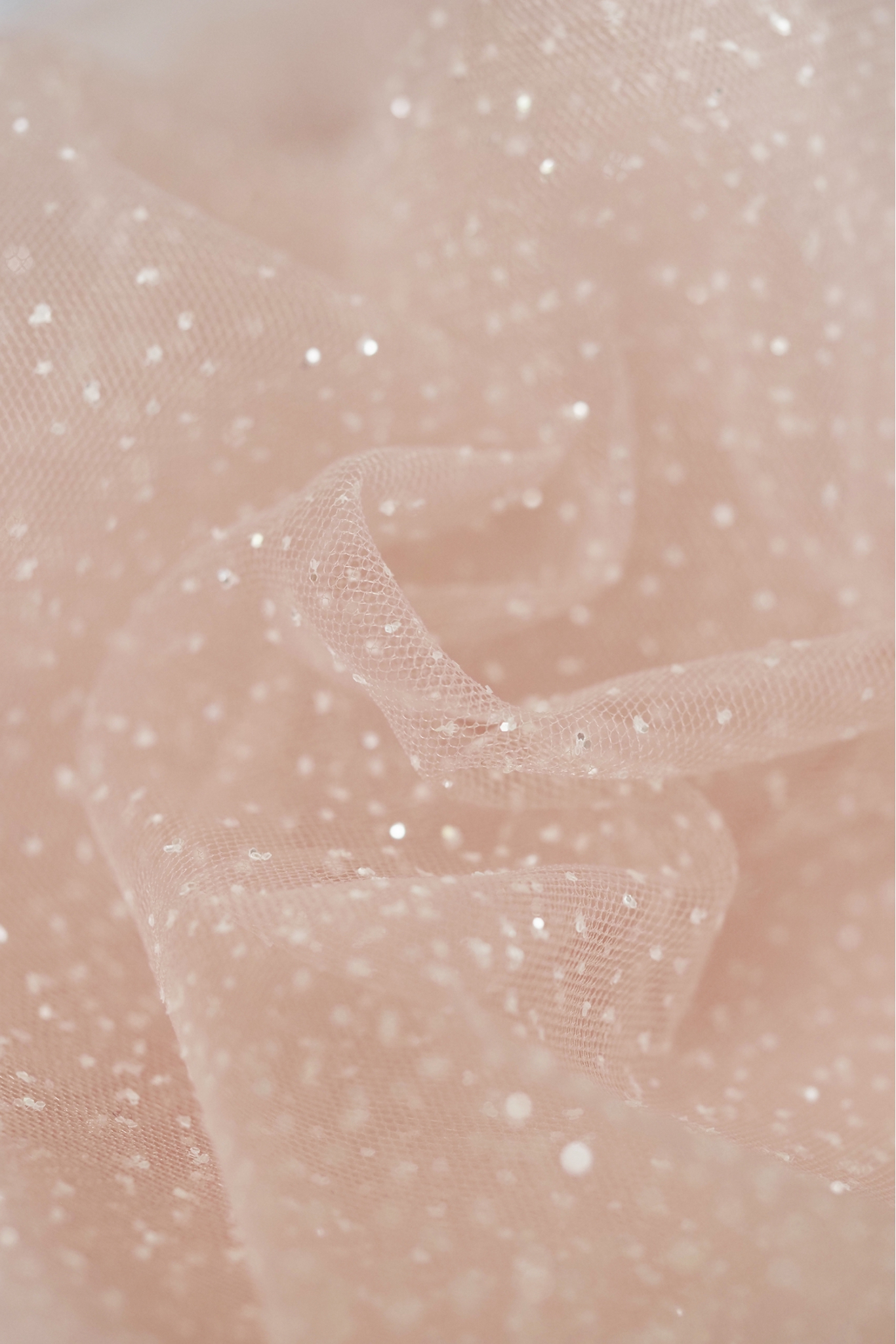 TULLE WITH GLITTER AK-BM BLUSH