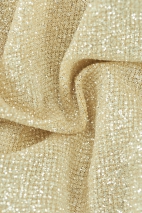 STRETCH TULLE PLATIN GLITTER