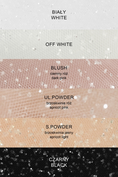  TULLE WITH GLITTER AK-BM