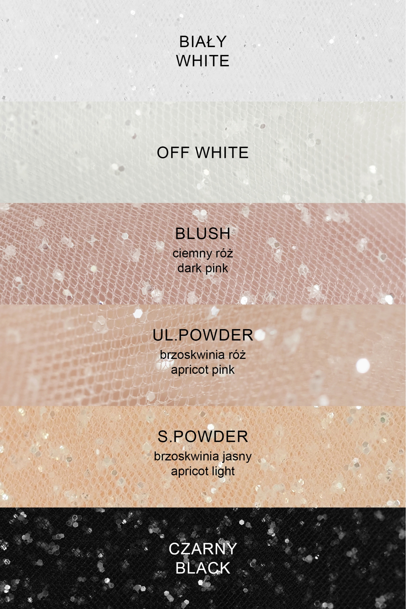 TULLE WITH GLITTER AK-BM BLUSH