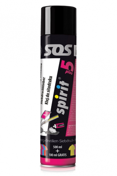  SCREEN PRINTING TEMPORARY ADHESIVE SPIRIT5 PLUS