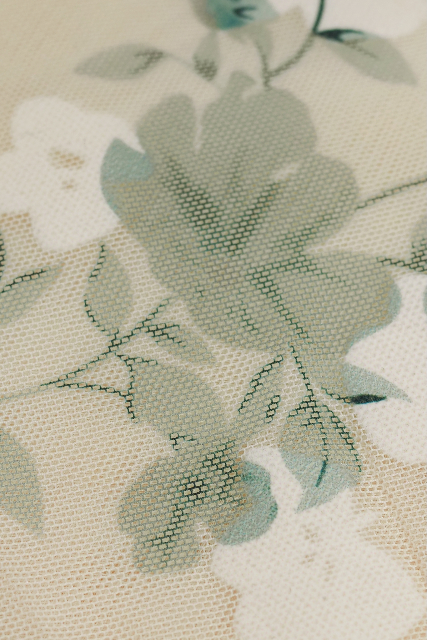 ELASTIC TULLE WITH FLOWERS Y1716