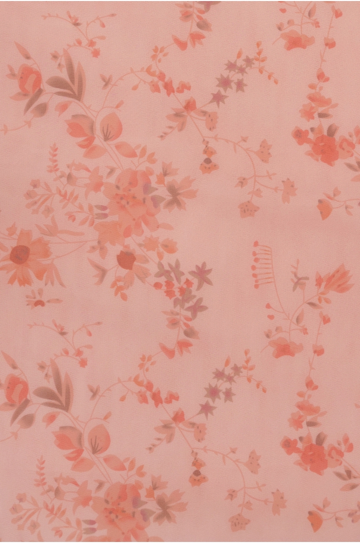 ELASTIC TULLE WITH FLOWERS Y1801