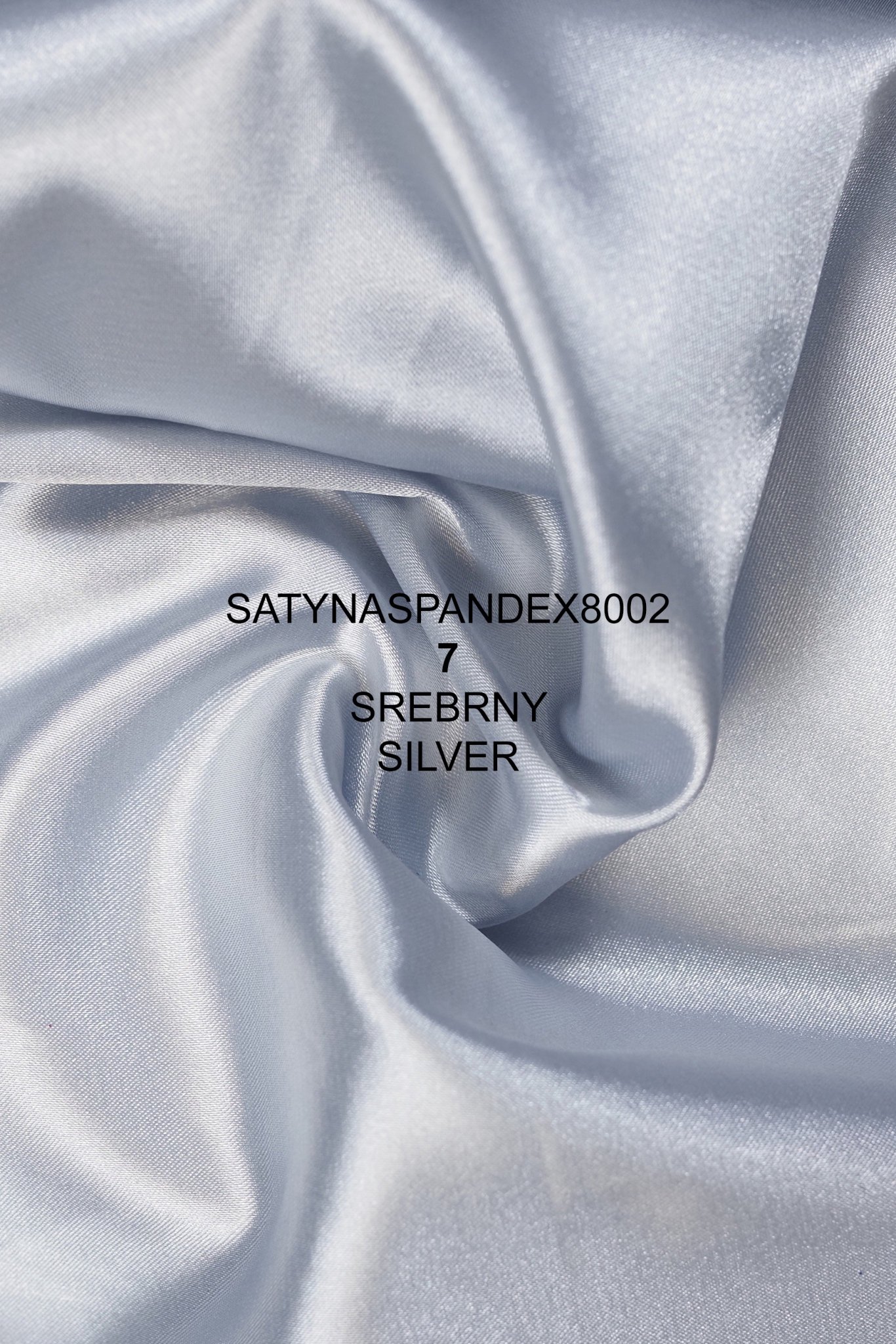 CIENKA SATYNA PODSZEWKOWA SPANDEX 8002