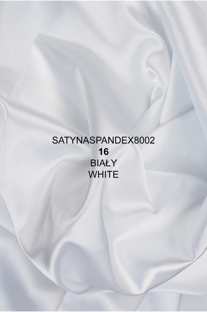 CIENKA SATYNA PODSZEWKOWA SPANDEX 8002