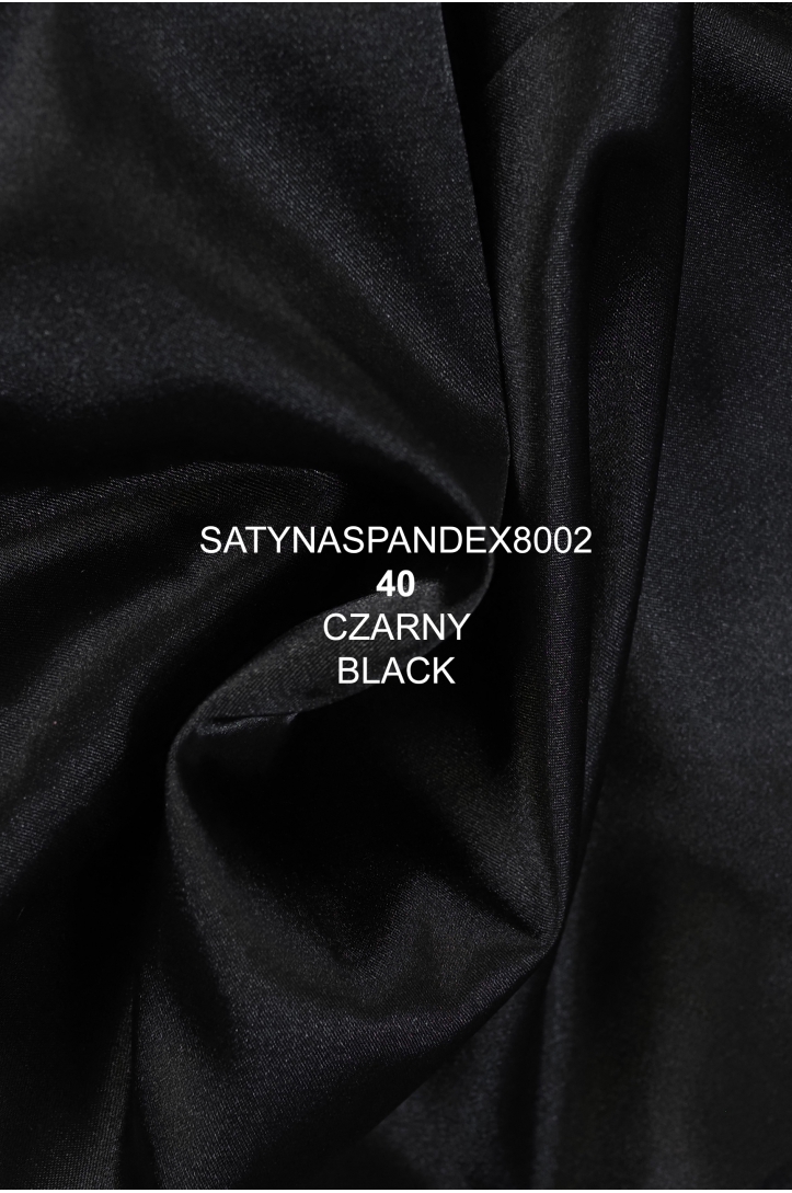 CIENKA SATYNA PODSZEWKOWA SPANDEX 8002