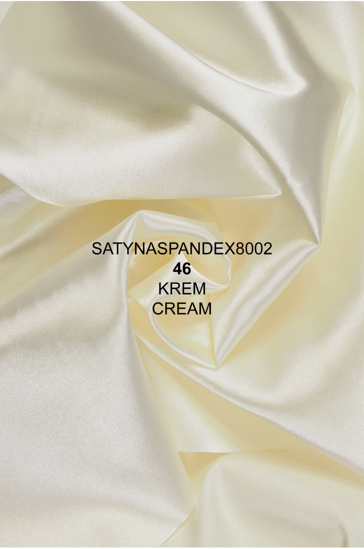 CIENKA SATYNA PODSZEWKOWA SPANDEX 8002