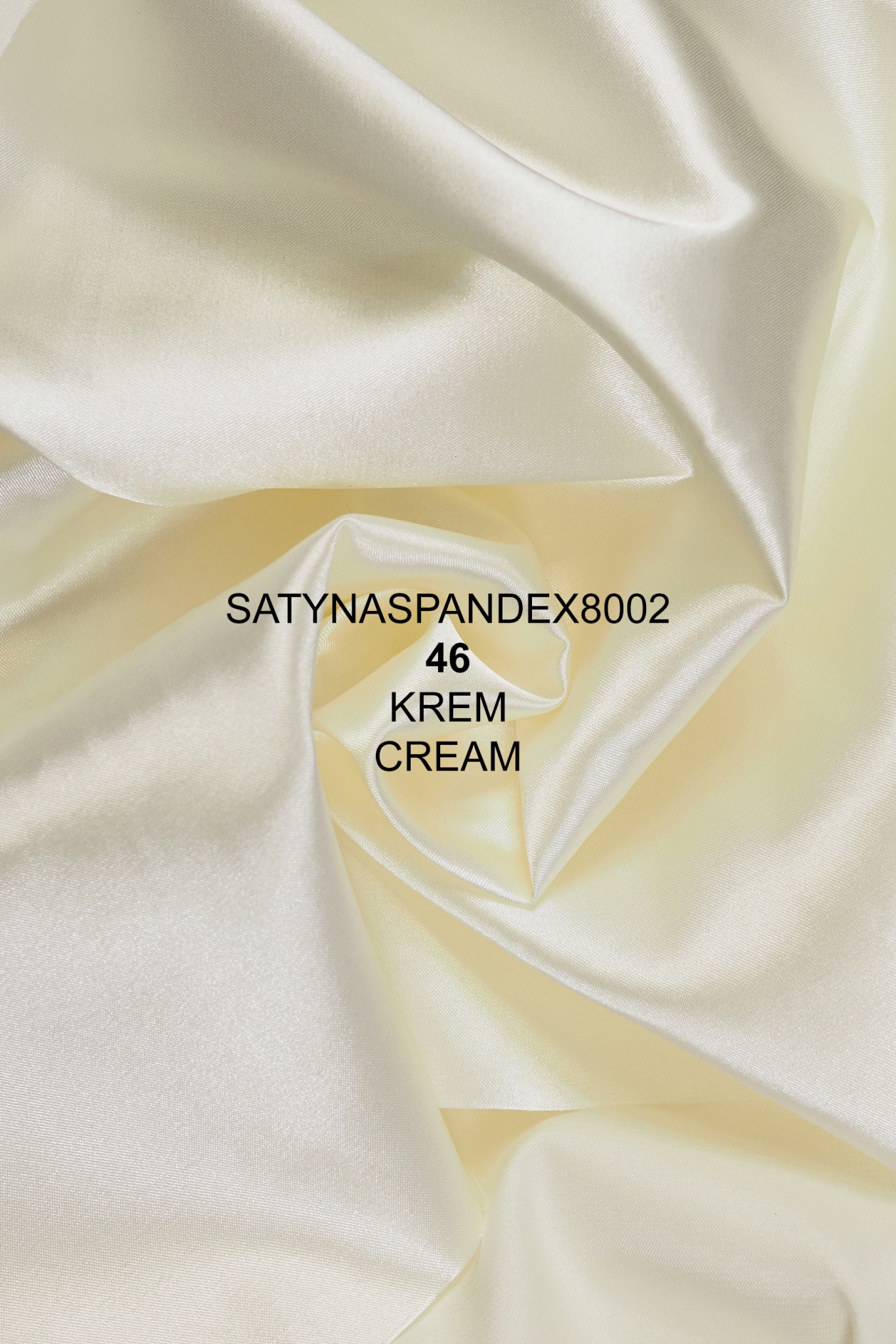 CIENKA SATYNA PODSZEWKOWA SPANDEX 8002