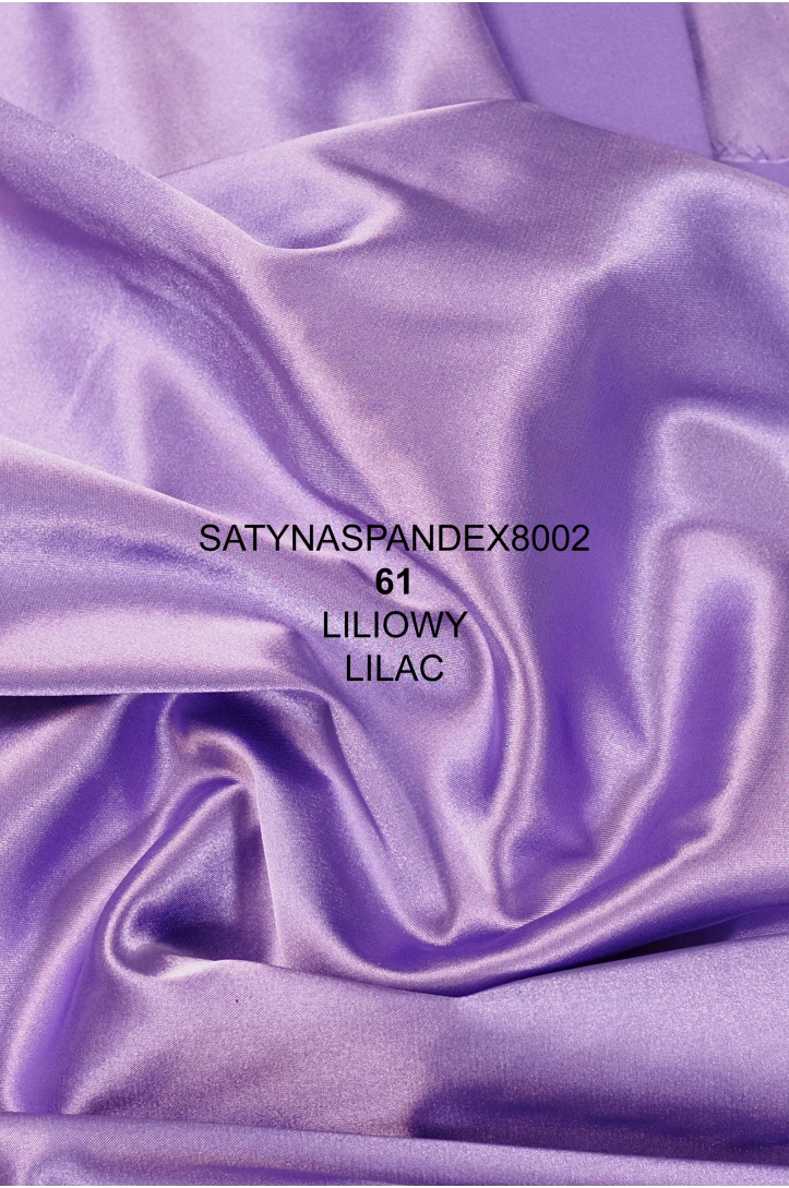 CIENKA SATYNA PODSZEWKOWA SPANDEX 8002