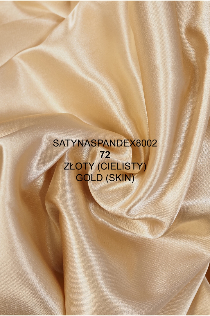 CIENKA SATYNA PODSZEWKOWA SPANDEX 8002