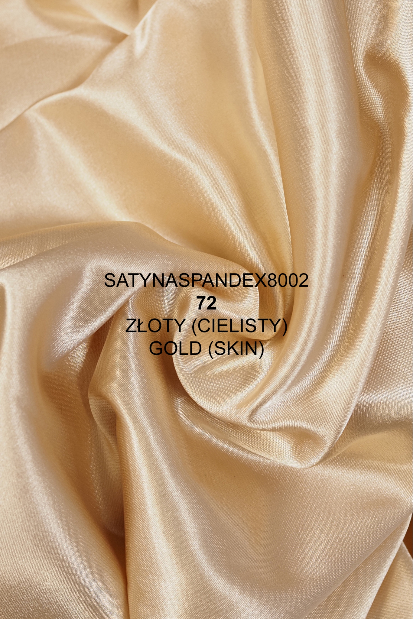 CIENKA SATYNA PODSZEWKOWA SPANDEX 8002