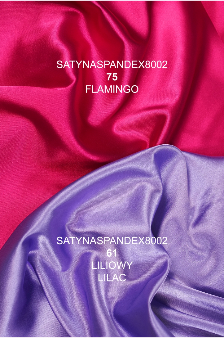 CIENKA SATYNA PODSZEWKOWA SPANDEX 8002