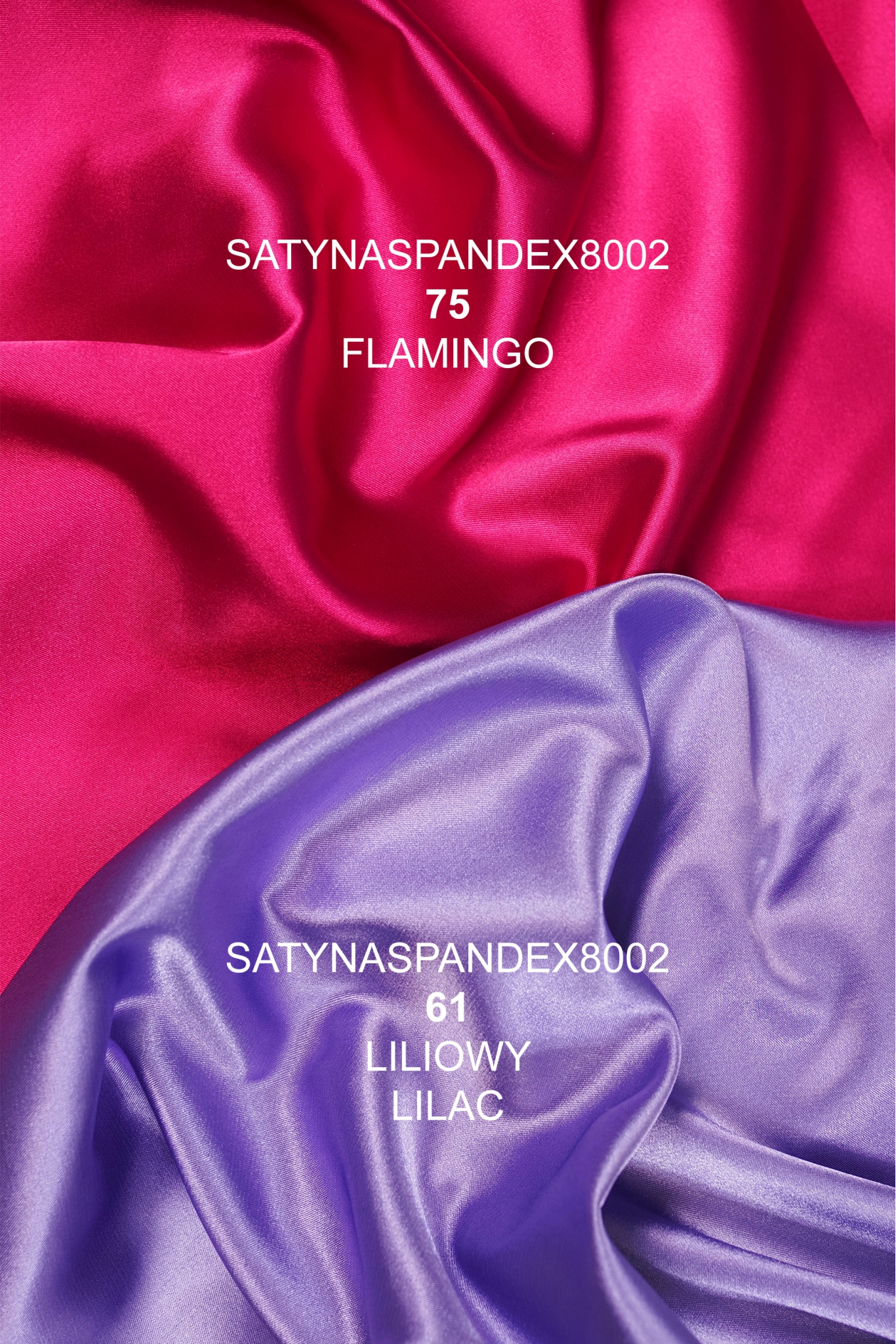 CIENKA SATYNA PODSZEWKOWA SPANDEX 8002