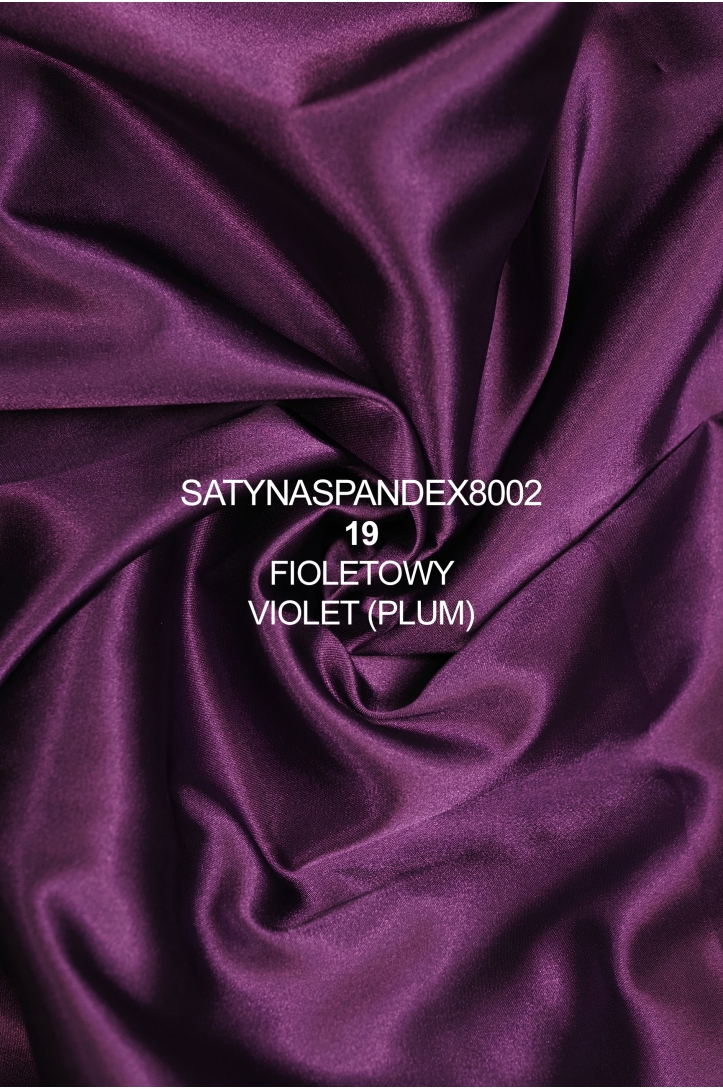 CIENKA SATYNA PODSZEWKOWA SPANDEX 8002