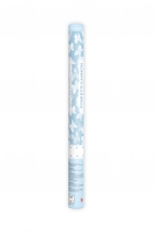 CONFETTI CANNON WITH BUTTERFLIES WHITE 60 CM