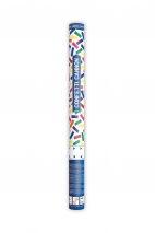TUBA Z PAPIEROWYM KOLOROWYM KONFETTI MIX 60 CM