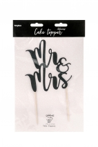Topper na tort Mr&Mrs, 25,5 cm
