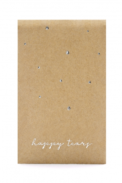 Chusteczki higieniczne Happy tears, srebrny, 7,5x12cm