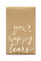 Chusteczki higieniczne Your happy tears, złoty, 7,5x12cm