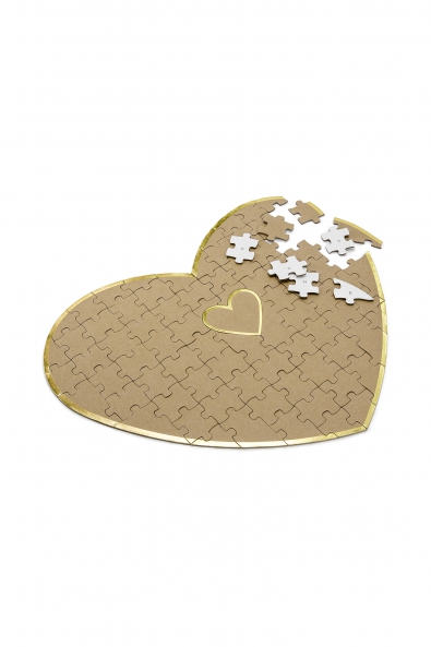 Guest Book puzzle - Heart, 45x35.5cm