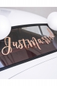 Car decoration kit - Just Married