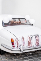 Zestaw dekoracji samochodowych - Just Married