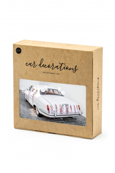 Car decoration kit - Just Married