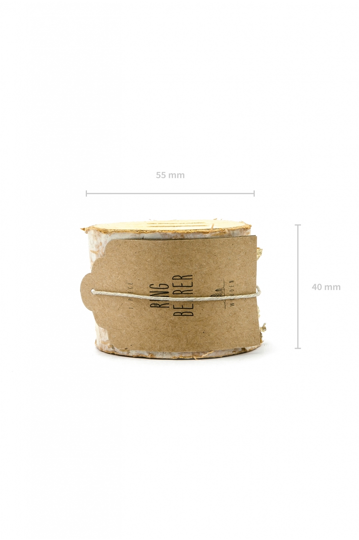 Wooden ring bearer, 6cm