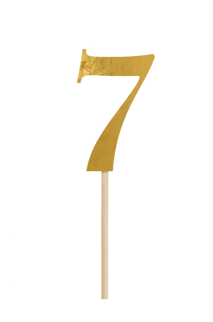 Numery na stół, złoty, 25,5-26,5cm