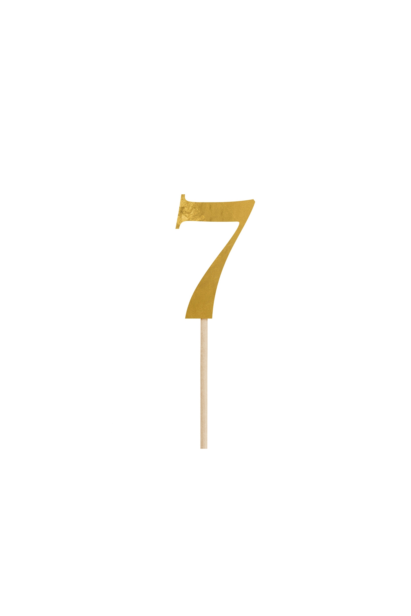 Table numbers, gold, 25.5-26.5cm