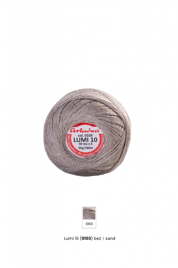 Kordonek metalizowany Lumi 10 50g 280m