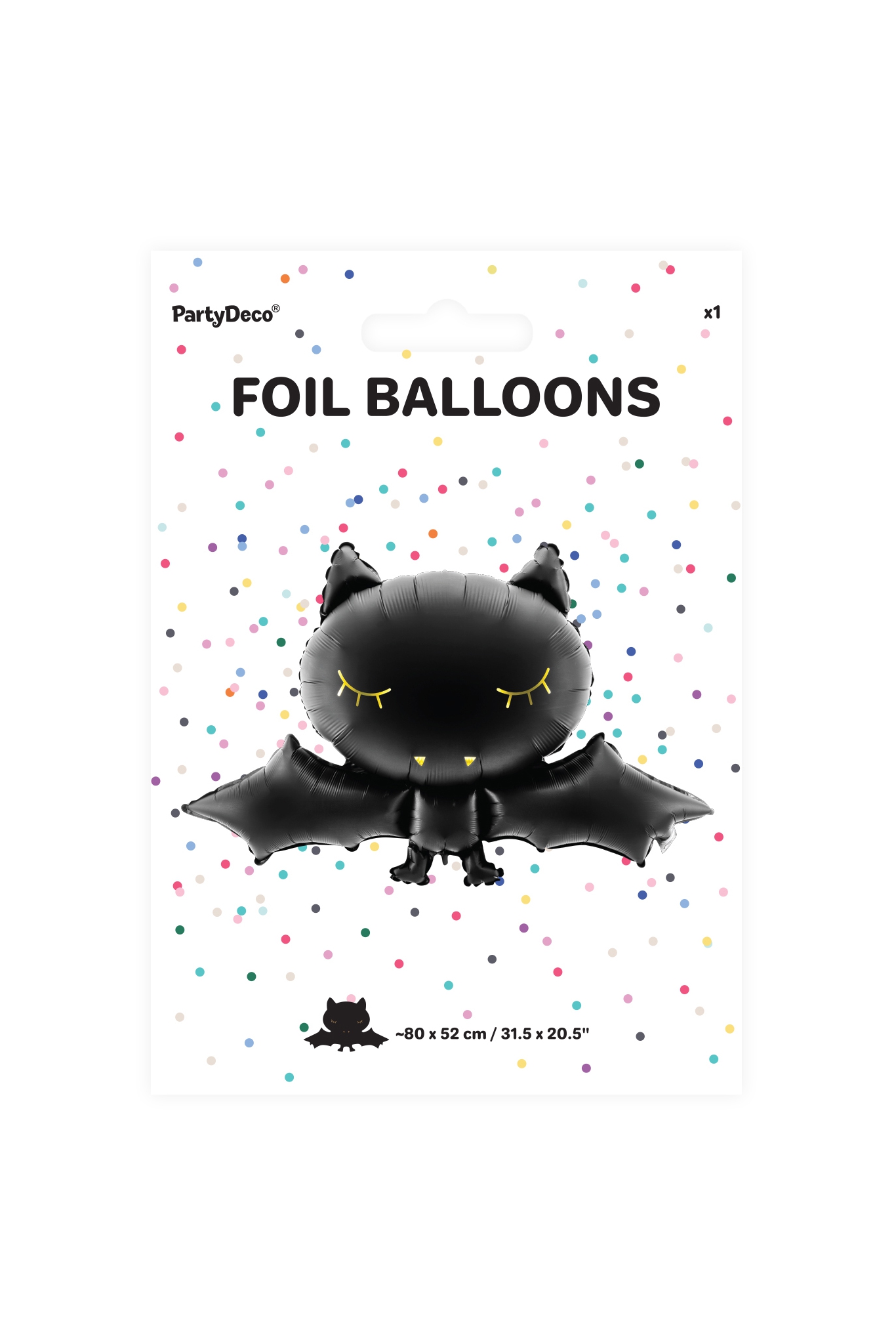 Foil Balloon Bat, 80x52cm