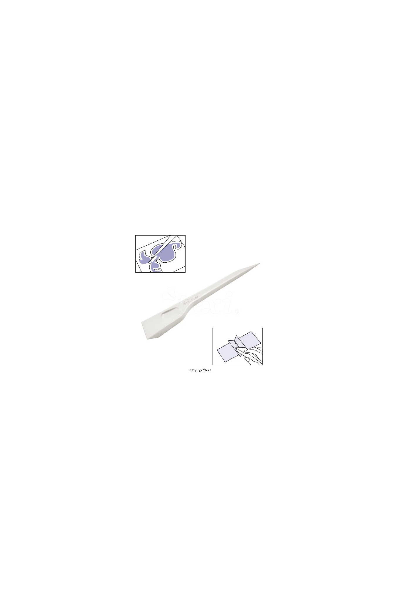 Przyrząd do ręcznego wygładzania szwów, 15 cm TEXI 4048